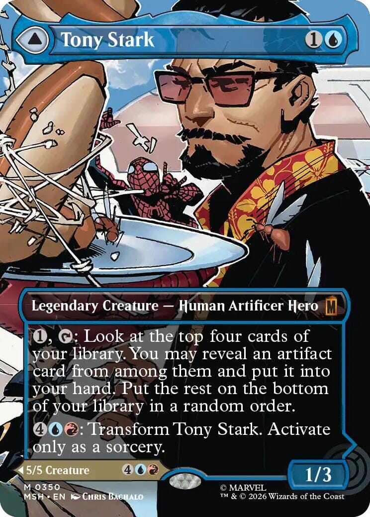Tony Stark (Borderless) (0350) [Marvel Super Heroes] | Multizone: Comics And Games