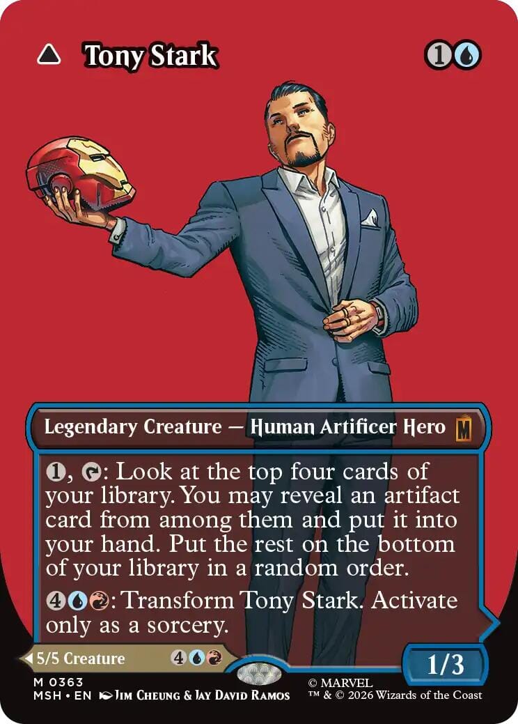 Tony Stark (Borderless) (0363) [Marvel Super Heroes] | Multizone: Comics And Games