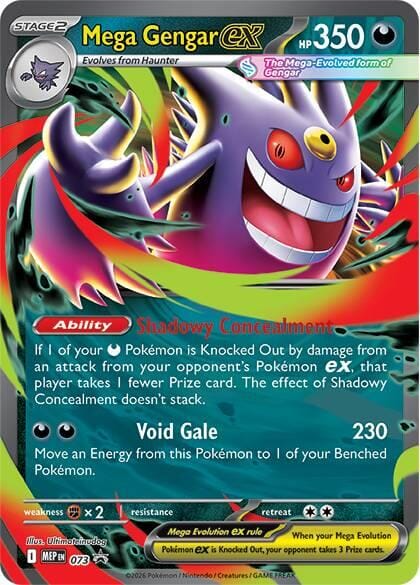 Mega Gengar ex (073) [Mega Evolution Promo] Pokemon Single Pokémon  | Multizone: Comics And Games