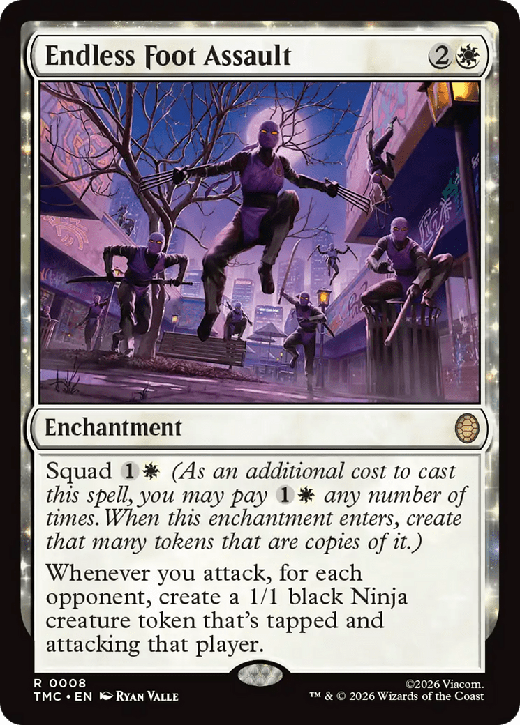 Endless Foot Assault [Teenage Mutant Ninja Turtles Commander] MTG Single Magic: The Gathering  | Multizone: Comics And Games