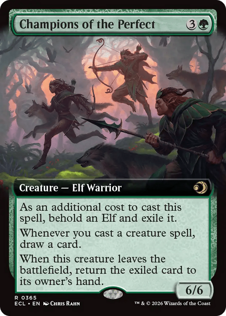 Champions of the Perfect (Extended Art) [Lorwyn Eclipsed] MTG Single Magic: The Gathering  | Multizone: Comics And Games