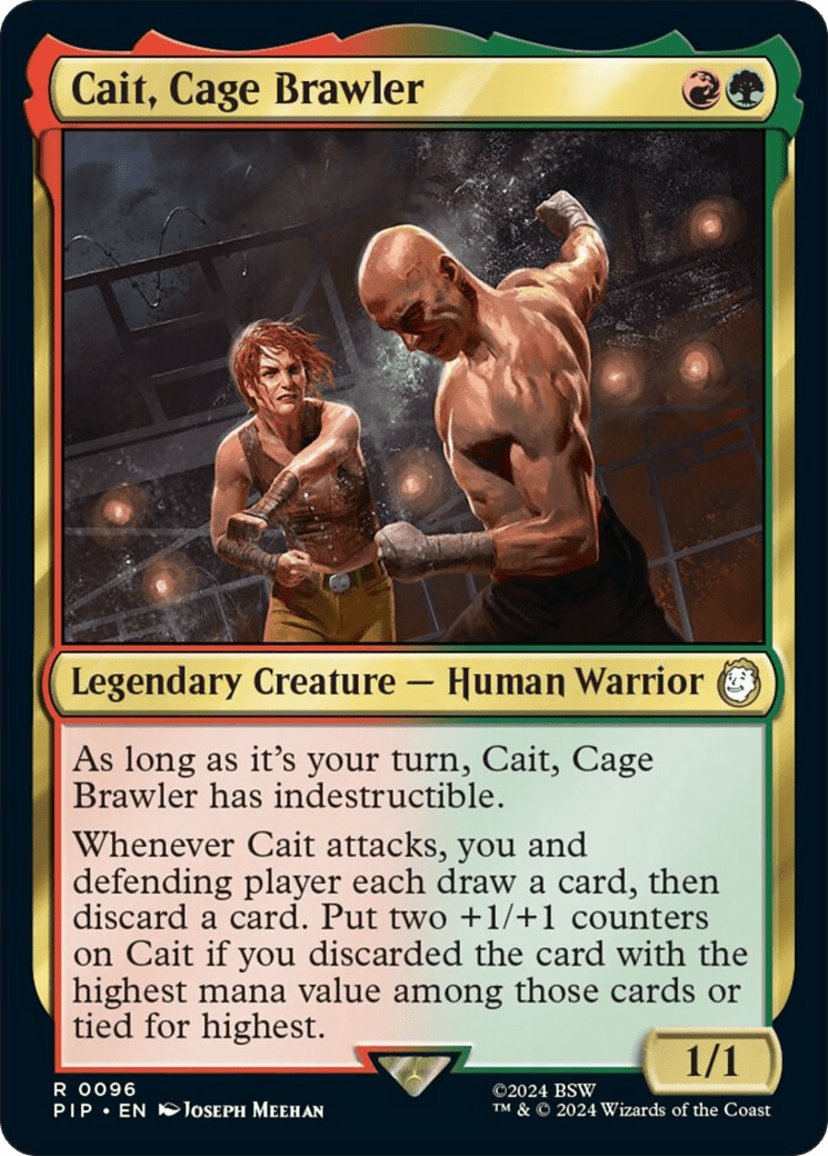 Cait, Cage Brawler [Fallout] MTG Single Magic: The Gathering  | Multizone: Comics And Games