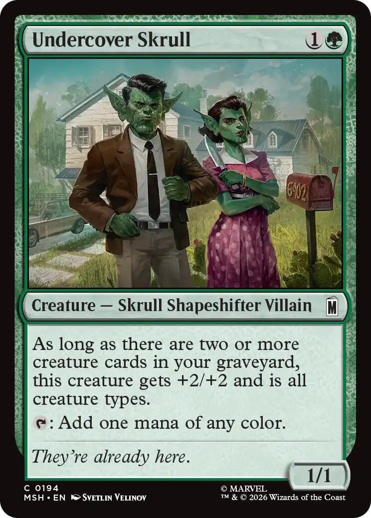 Undercover Skrull [Marvel Super Heroes] MTG Single Magic: The Gathering  | Multizone: Comics And Games