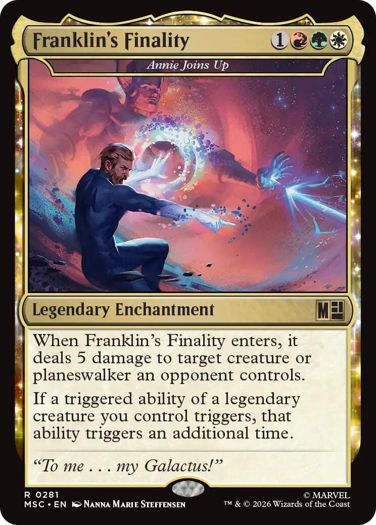 Franklin's Finality - Annie Joins Up [Marvel Super Heroes Commander] MTG Single Magic: The Gathering  | Multizone: Comics And Games