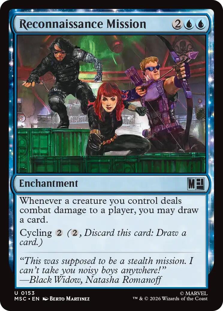 Reconnaissance Mission (Surge Foil) [Marvel Super Heroes Commander] MTG Single Magic: The Gathering  | Multizone: Comics And Games