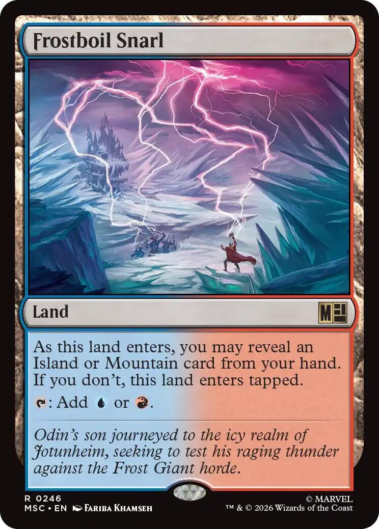 Frostboil Snarl (Surge Foil) [Marvel Super Heroes Commander] MTG Single Magic: The Gathering  | Multizone: Comics And Games