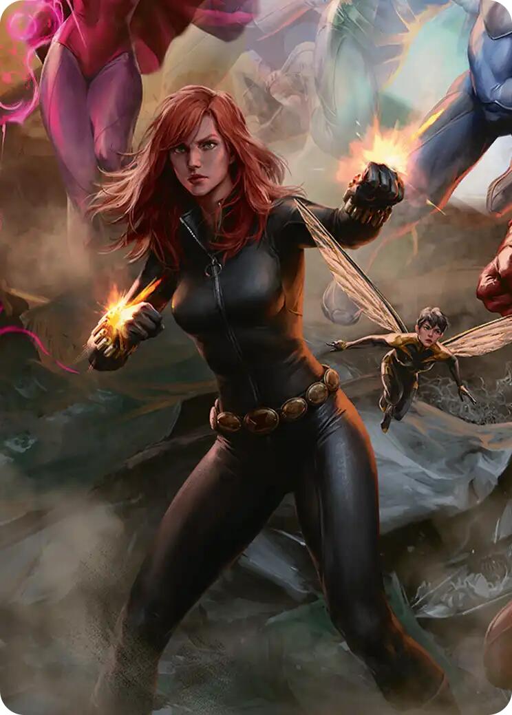 Black Widow, Intel Expert Art Card [Marvel Super Heroes Art Series] | Multizone: Comics And Games