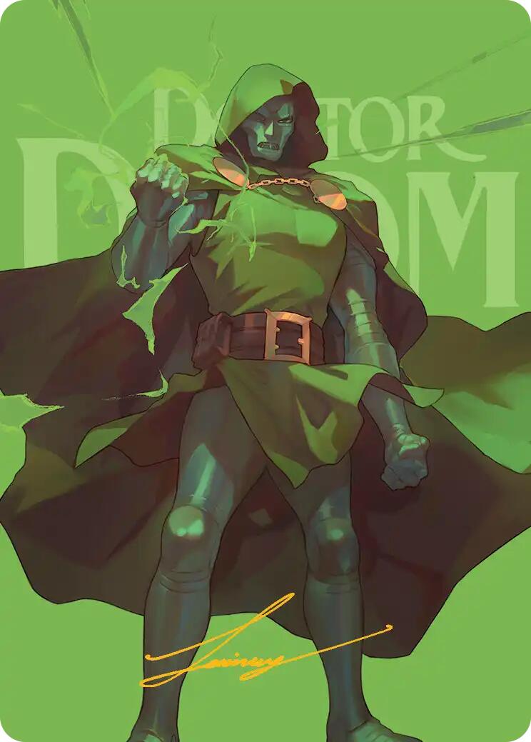 Doctor Doom Art Card (Gold-Stamped Signature) [Marvel Super Heroes Art Series] | Multizone: Comics And Games