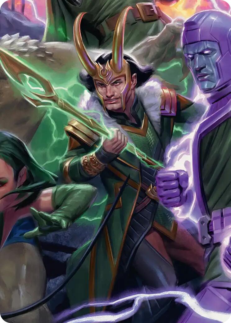 Loki, God of Lies Art Card [Marvel Super Heroes Art Series] | Multizone: Comics And Games