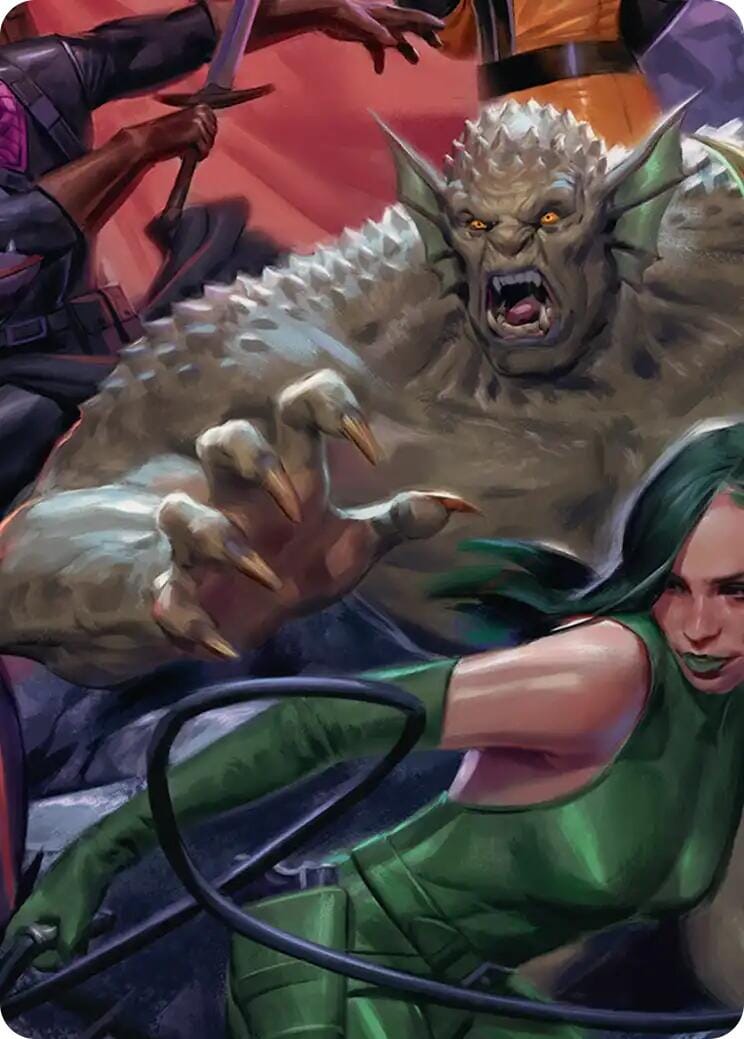 Abomination, Irradiated Brute Art Card [Marvel Super Heroes Art Series] MTG Single Magic: The Gathering  | Multizone: Comics And Games