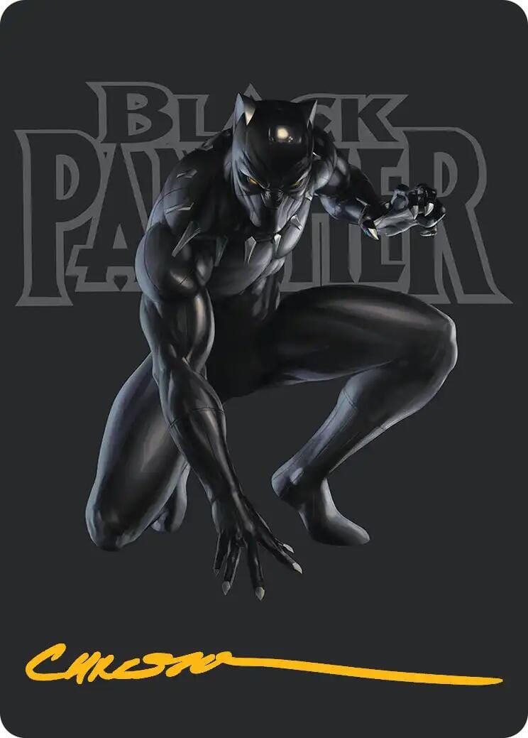 Black Panther, Hope Enduring Art Card (Gold-Stamped Signature) [Marvel Super Heroes Art Series] MTG Single Magic: The Gathering  | Multizone: Comics And Games