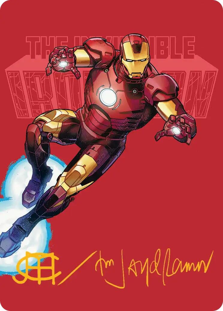 The Invincible Iron Man Art Card (Gold-Stamped Signature) [Marvel Super Heroes Art Series] | Multizone: Comics And Games