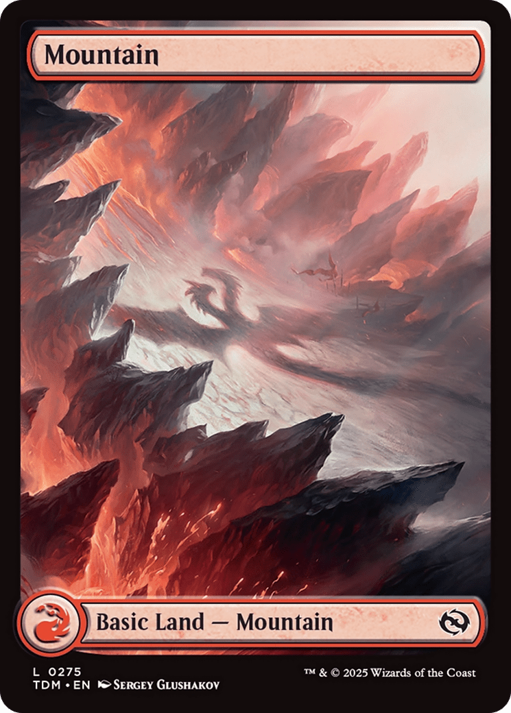 Mountain (0275) [Tarkir: Dragonstorm] MTG Single Magic: The Gathering  | Multizone: Comics And Games