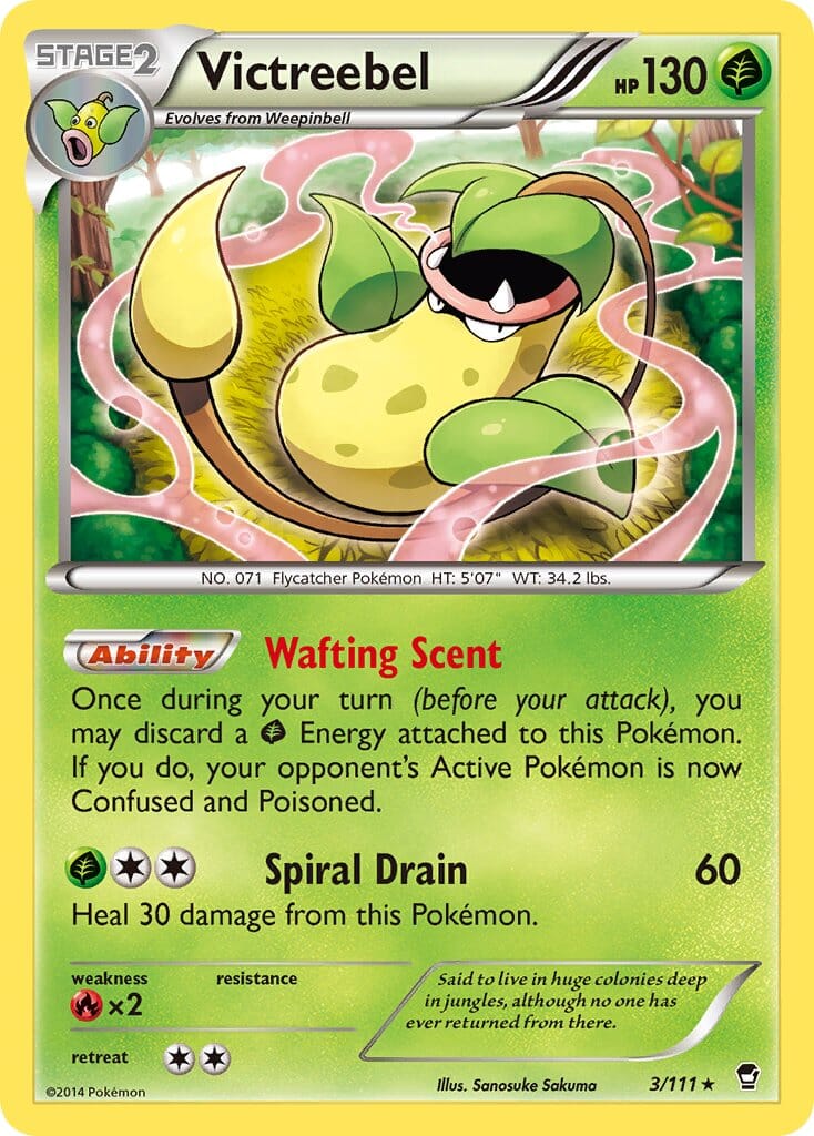 Victreebel (3/111) (Theme Deck Exclusive) [XY: Furious Fists] Pokemon Single Pokémon  | Multizone: Comics And Games