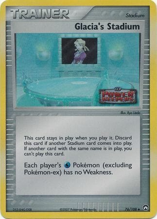 Glacia's Stadium (76/108) (Stamped) [EX: Power Keepers] Pokemon Single Pokémon  | Multizone: Comics And Games