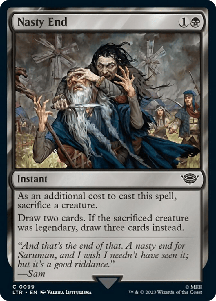 Nasty End [The Lord of the Rings: Tales of Middle-Earth] MTG Single Magic: The Gathering  | Multizone: Comics And Games