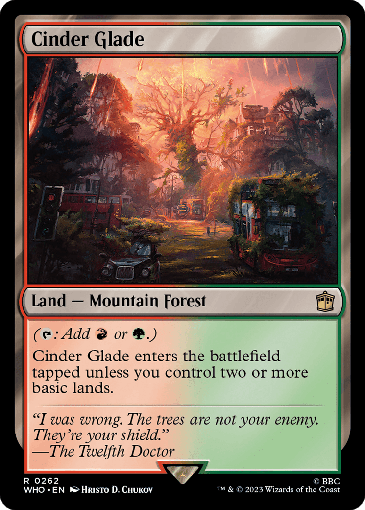 Cinder Glade [Doctor Who] MTG Single Magic: The Gathering  | Multizone: Comics And Games