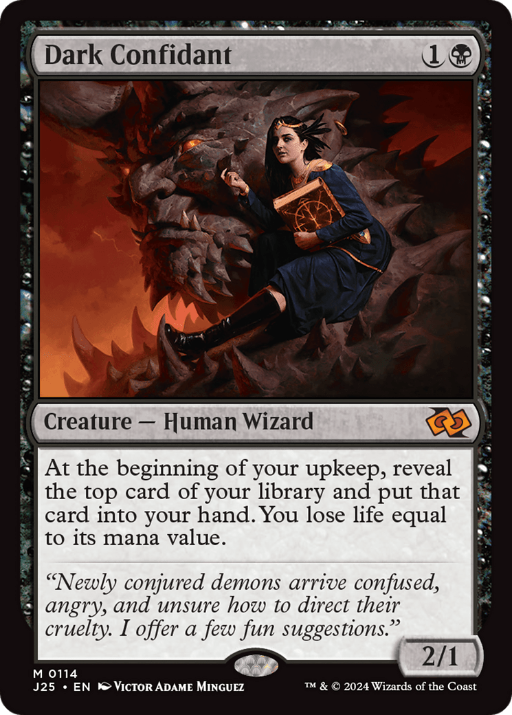 Dark Confidant [Foundations Jumpstart] MTG Single Magic: The Gathering  | Multizone: Comics And Games