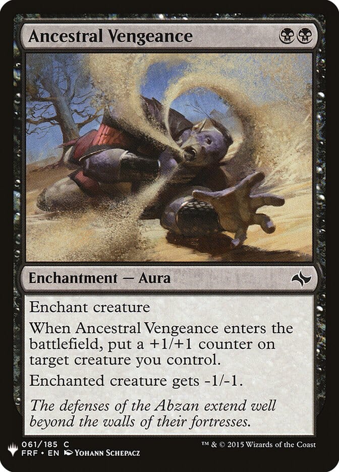 Ancestral Vengeance [Mystery Booster] MTG Single Magic: The Gathering  | Multizone: Comics And Games