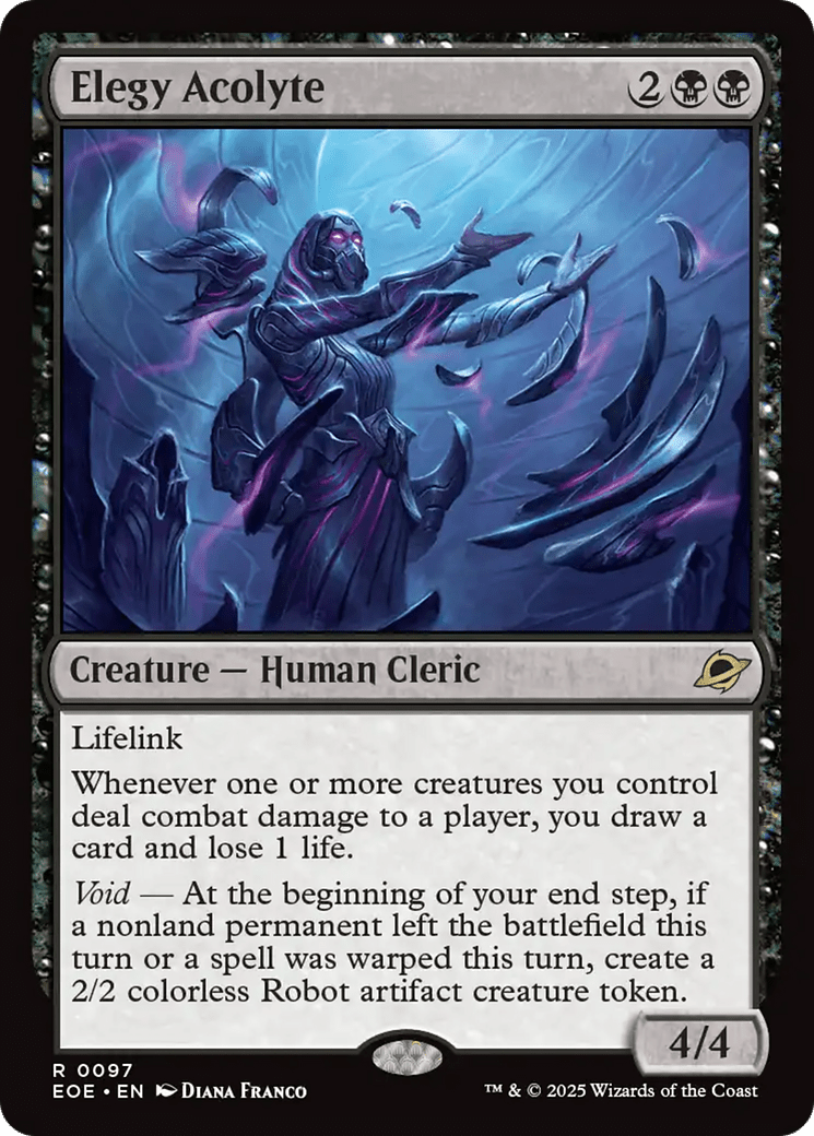 Elegy Acolyte [Edge of Eternities] MTG Single Magic: The Gathering  | Multizone: Comics And Games