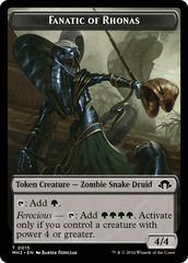Eldrazi Spawn // Fanatic of Rhonas Double-Sided Token [Modern Horizons 3 Tokens] MTG Single Magic: The Gathering  | Multizone: Comics And Games