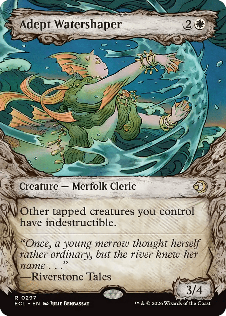 Adept Watershaper (Showcase) [Lorwyn Eclipsed] MTG Single Magic: The Gathering  | Multizone: Comics And Games