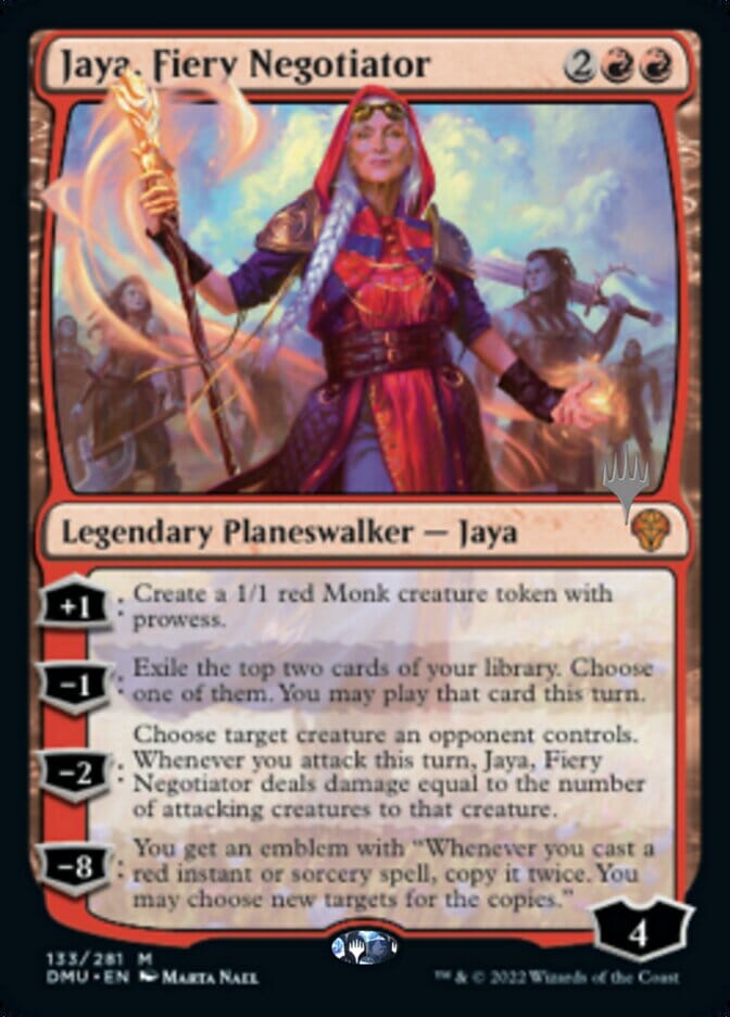 Jaya, Fiery Negotiator (Promo Pack) [Dominaria United Promos] MTG Single Magic: The Gathering  | Multizone: Comics And Games