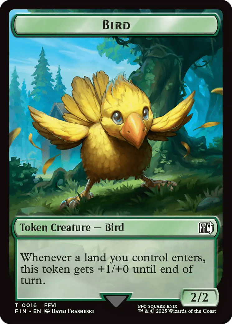 Hero (0007) // Bird (0016) Double-Sided Token [FINAL FANTASY Tokens] MTG Single Magic: The Gathering  | Multizone: Comics And Games