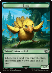 Hero (0006) // Bird (0016) Double-Sided Token [FINAL FANTASY Tokens] MTG Single Magic: The Gathering  | Multizone: Comics And Games