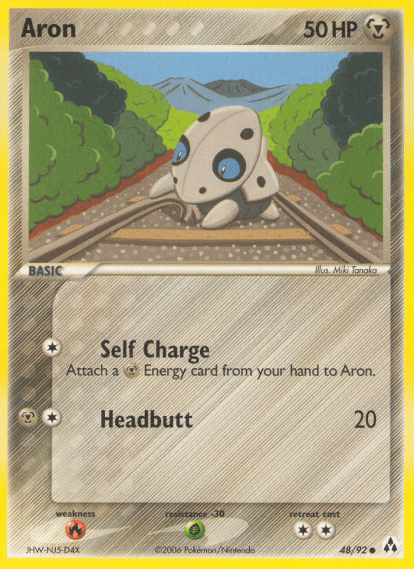 Aron (48/92) [EX: Legend Maker] Pokemon Single Pokémon  | Multizone: Comics And Games