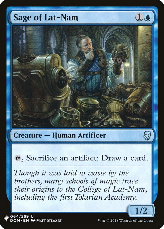 Sage of Lat-Nam [Mystery Booster] MTG Single Magic: The Gathering  | Multizone: Comics And Games