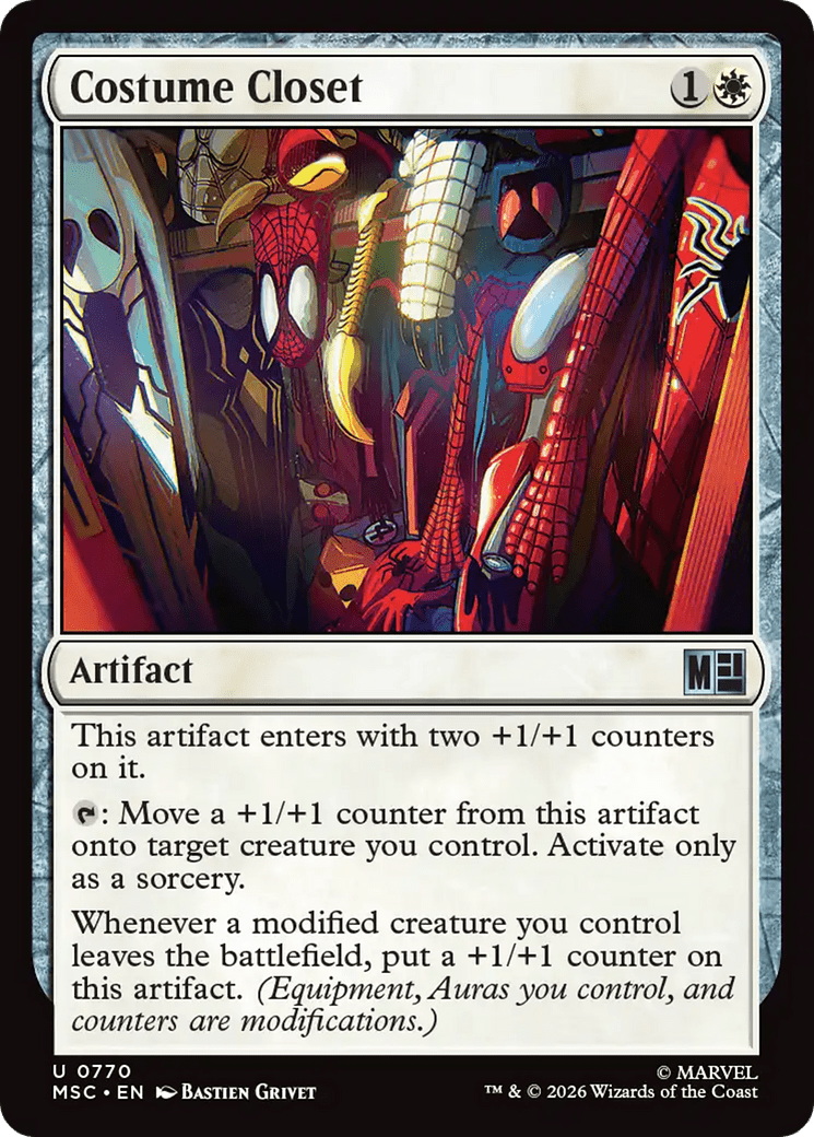 Costume Closet [Marvel Super Heroes Commander] MTG Single Magic: The Gathering  | Multizone: Comics And Games