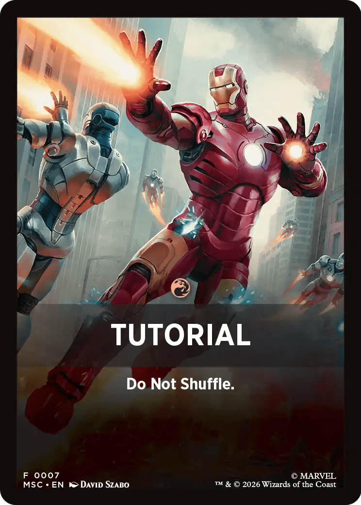 Tutorial Theme Card (0007) [Marvel Super Heroes Commander] | Multizone: Comics And Games