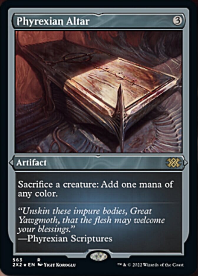 Phyrexian Altar (Foil Etched) [Double Masters 2022] MTG Single Magic: The Gathering  | Multizone: Comics And Games