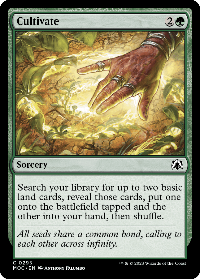 Cultivate [March of the Machine Commander] MTG Single Magic: The Gathering  | Multizone: Comics And Games
