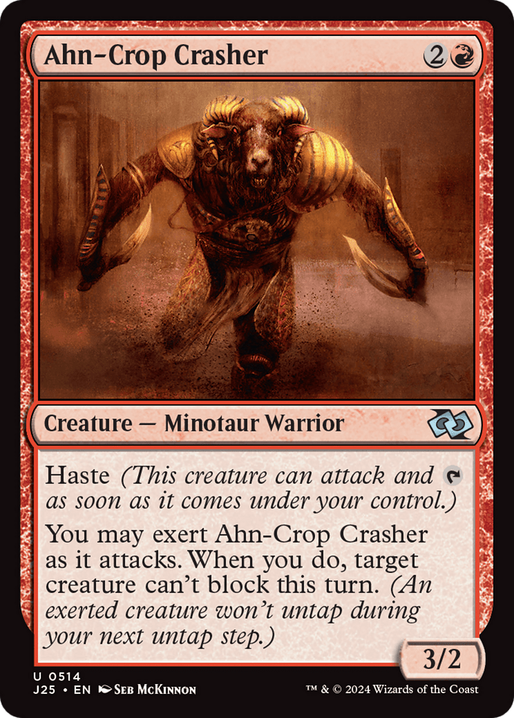 Ahn-Crop Crasher [Foundations Jumpstart] MTG Single Magic: The Gathering  | Multizone: Comics And Games