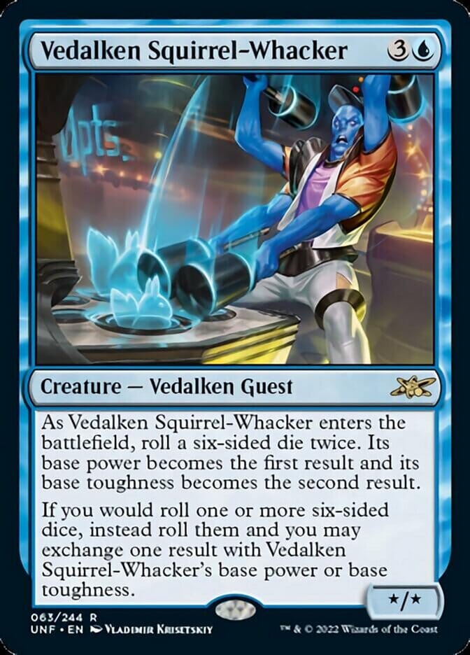 Vedalken Squirrel-Whacker [Unfinity] MTG Single Magic: The Gathering  | Multizone: Comics And Games