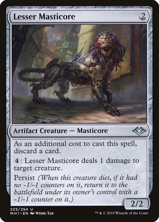 Lesser Masticore [Modern Horizons] MTG Single Magic: The Gathering  | Multizone: Comics And Games