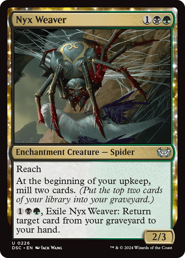 Nyx Weaver [Duskmourn: House of Horror Commander] MTG Single Magic: The Gathering  | Multizone: Comics And Games