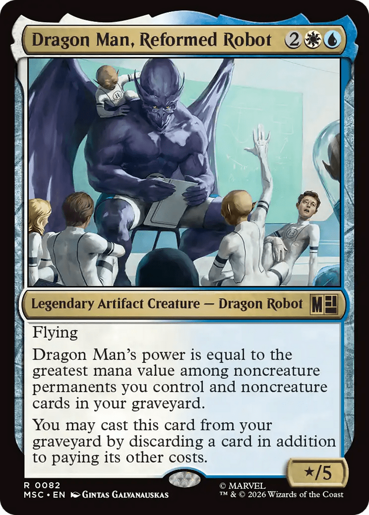 Dragon Man, Reformed Robot [Marvel Super Heroes Commander] MTG Single Magic: The Gathering  | Multizone: Comics And Games