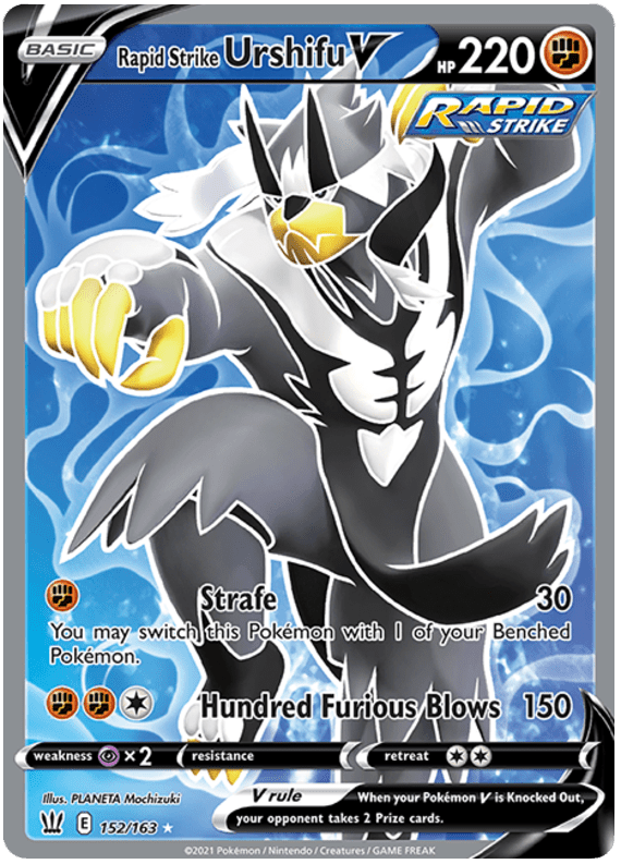 Rapid Strike Urshifu V (152/163) [Sword & Shield: Battle Styles] Pokemon Single Pokémon  | Multizone: Comics And Games