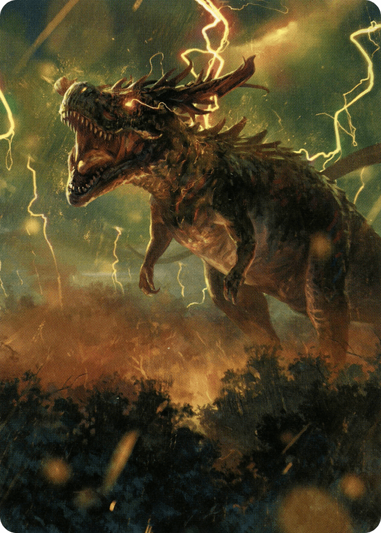 Thrasta, Tempest's Roar Art Card (42) [Modern Horizons 2 Art Series] MTG Single Magic: The Gathering  | Multizone: Comics And Games