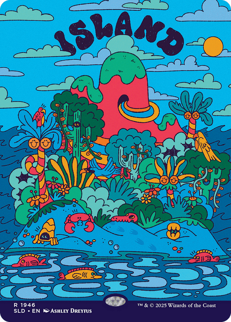 Island (1946) [Secret Lair Drop Series] MTG Single Magic: The Gathering  | Multizone: Comics And Games