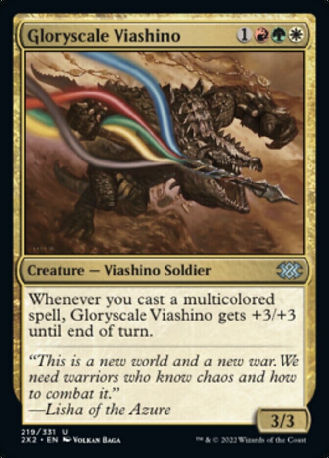 Gloryscale Viashino [Double Masters 2022] MTG Single Magic: The Gathering  | Multizone: Comics And Games