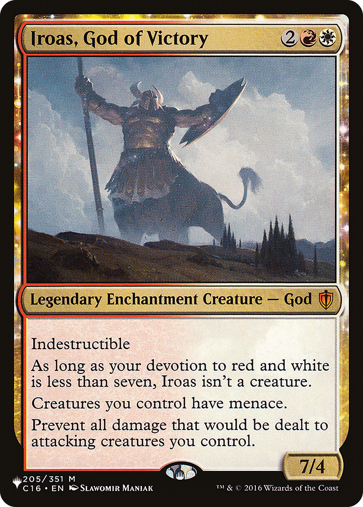 Iroas, God of Victory [The List] MTG Single Magic: The Gathering  | Multizone: Comics And Games