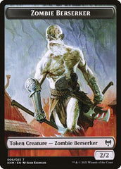 Treasure // Zombie Berserker Double-Sided Token [Kaldheim Tokens] MTG Single Magic: The Gathering  | Multizone: Comics And Games