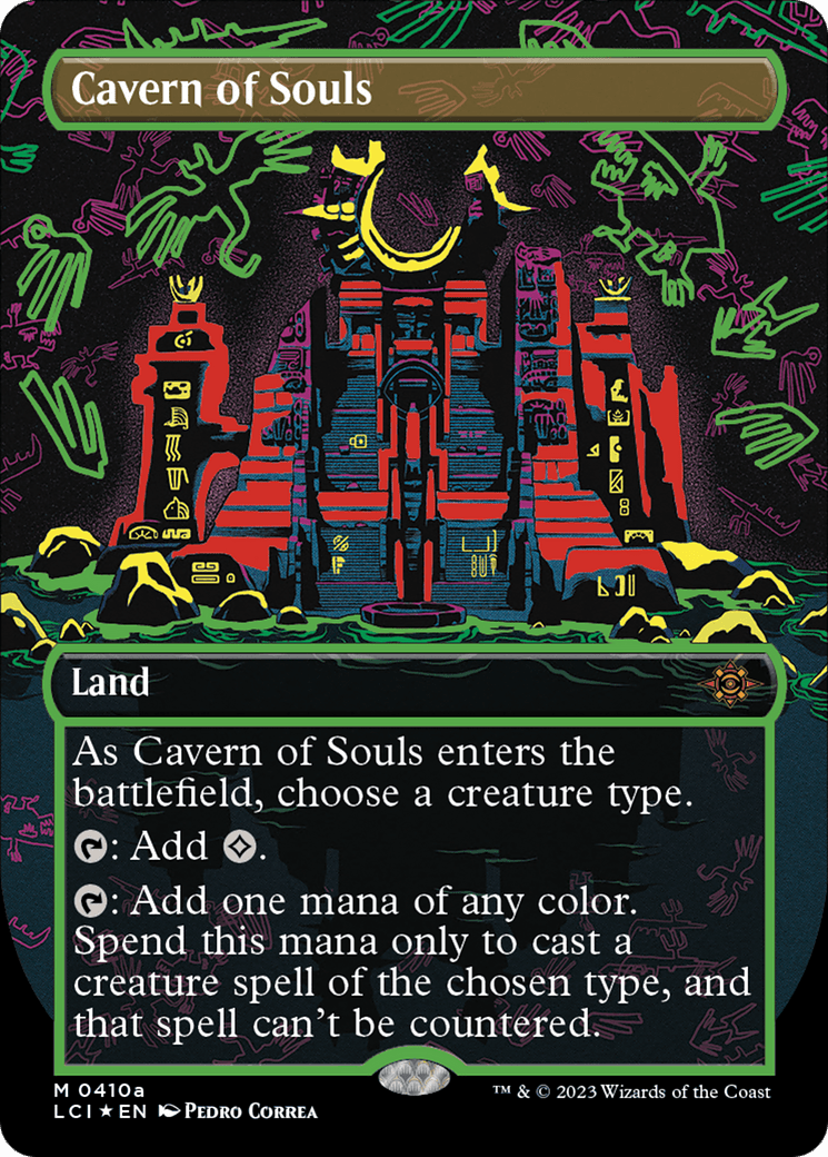 Cavern of Souls (0410a) (Borderless) [The Lost Caverns of Ixalan] MTG Single Magic: The Gathering  | Multizone: Comics And Games