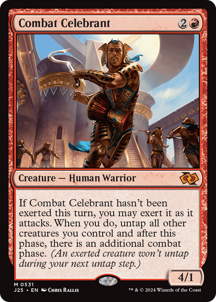 Combat Celebrant [Foundations Jumpstart] MTG Single Magic: The Gathering  | Multizone: Comics And Games