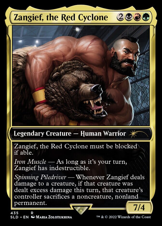 Zangief, the Red Cyclone [Secret Lair Drop Series] MTG Single Magic: The Gathering  | Multizone: Comics And Games