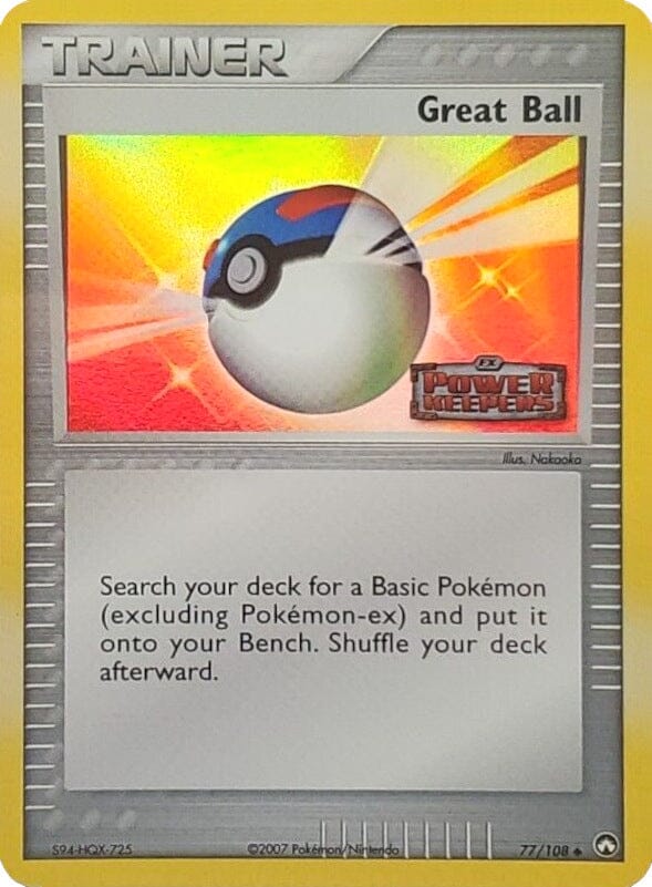 Great Ball (77/108) (Stamped) [EX: Power Keepers] Pokemon Single Pokémon  | Multizone: Comics And Games